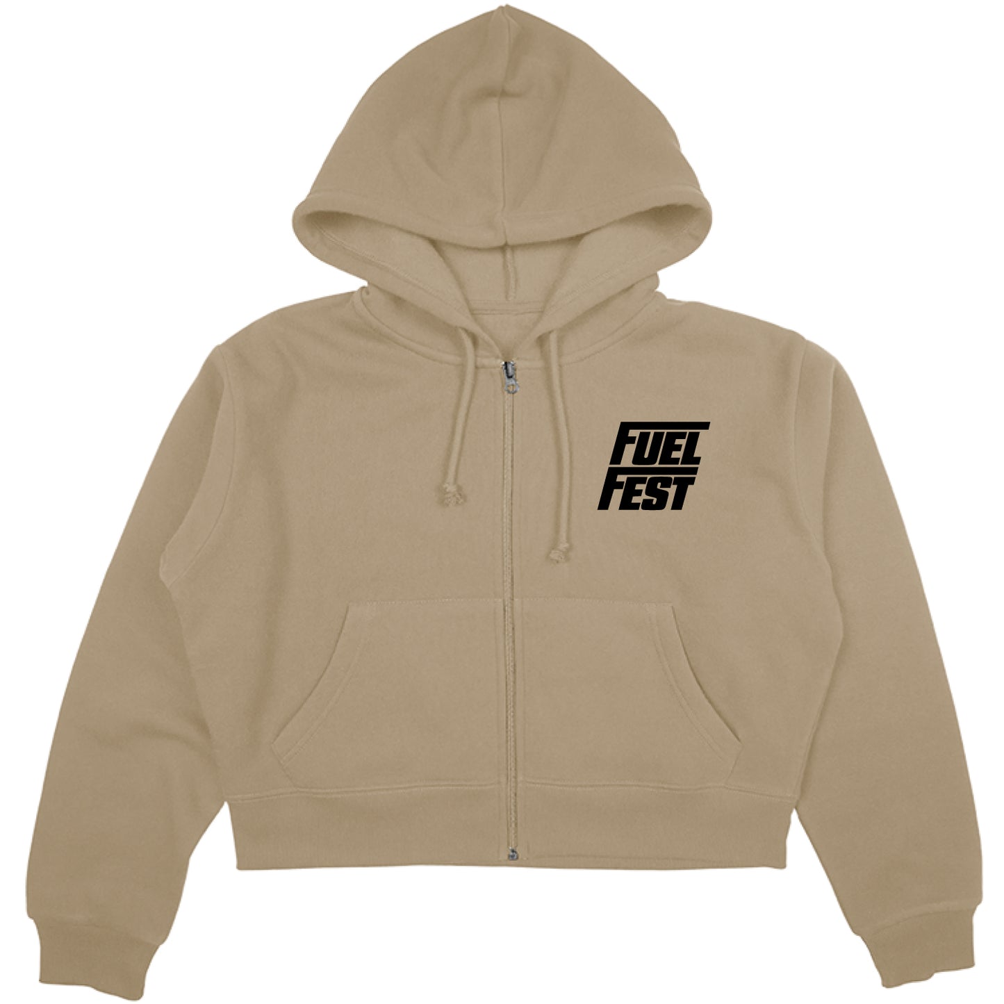 FUELFEST Women's Cloud Fleece Cropped Zip Up
