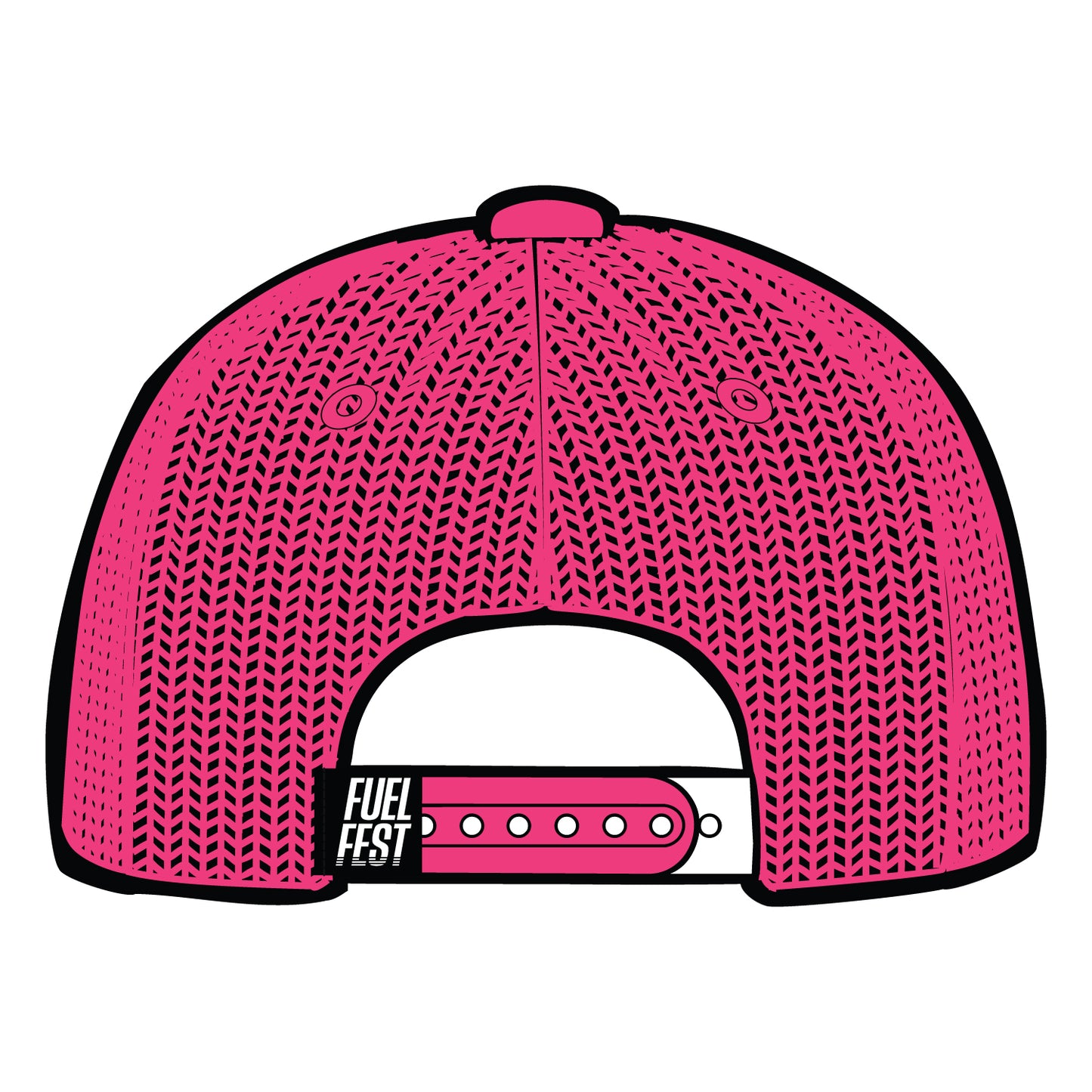 FUELFEST Trucker Snapback Pink / Green