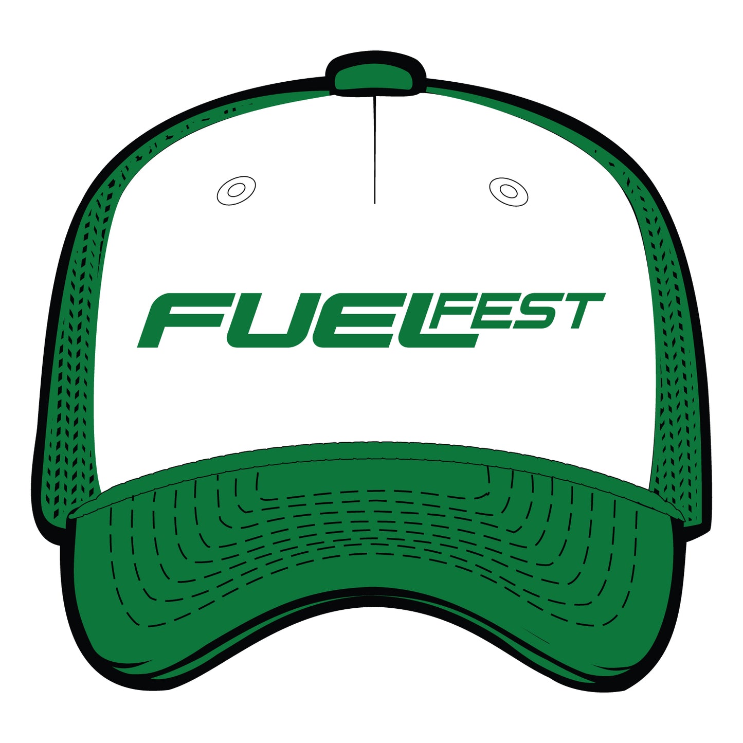 FUELFEST Trucker Snapback Pink / Green