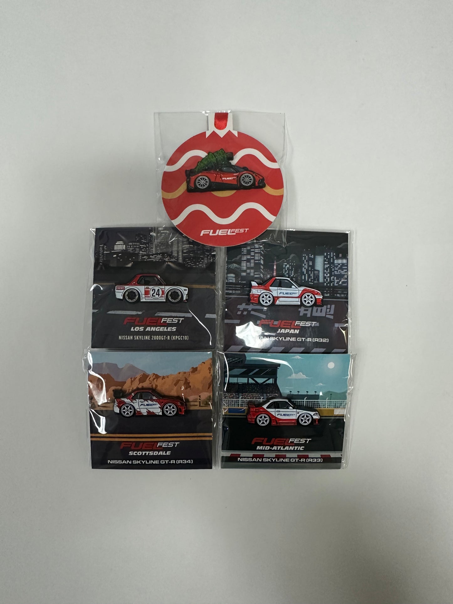 FUELFEST X Leen Customs 5 Pack of 2024 Pins