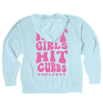 FUELFEST Women's Hot Girls Hit Curbs Hoodie