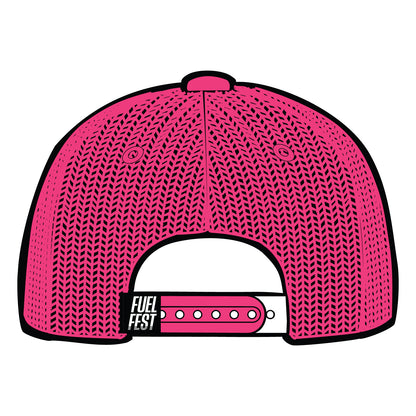 FUELFEST Trucker Snapback Pink / Green