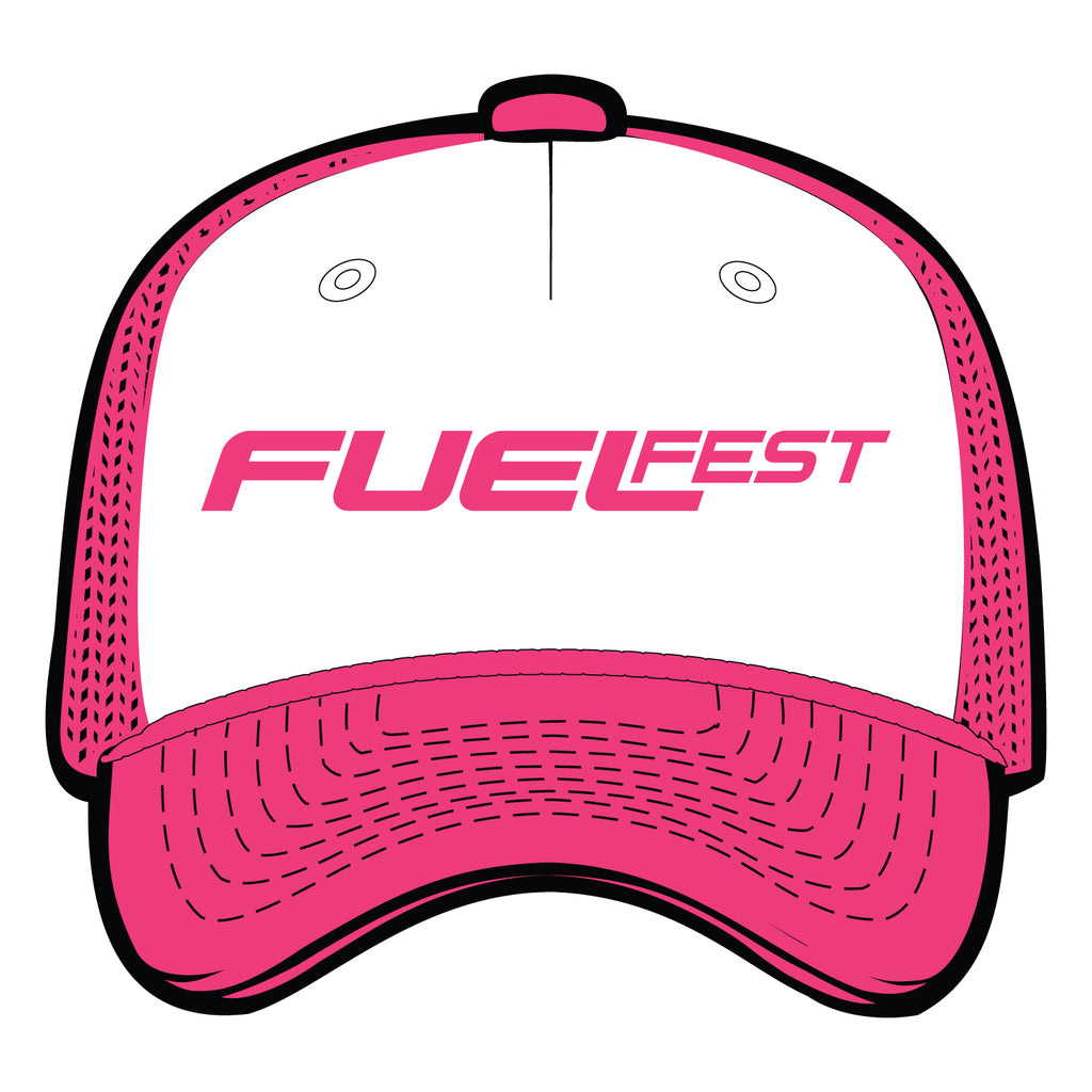 FUELFEST Trucker Snapback Pink / Green