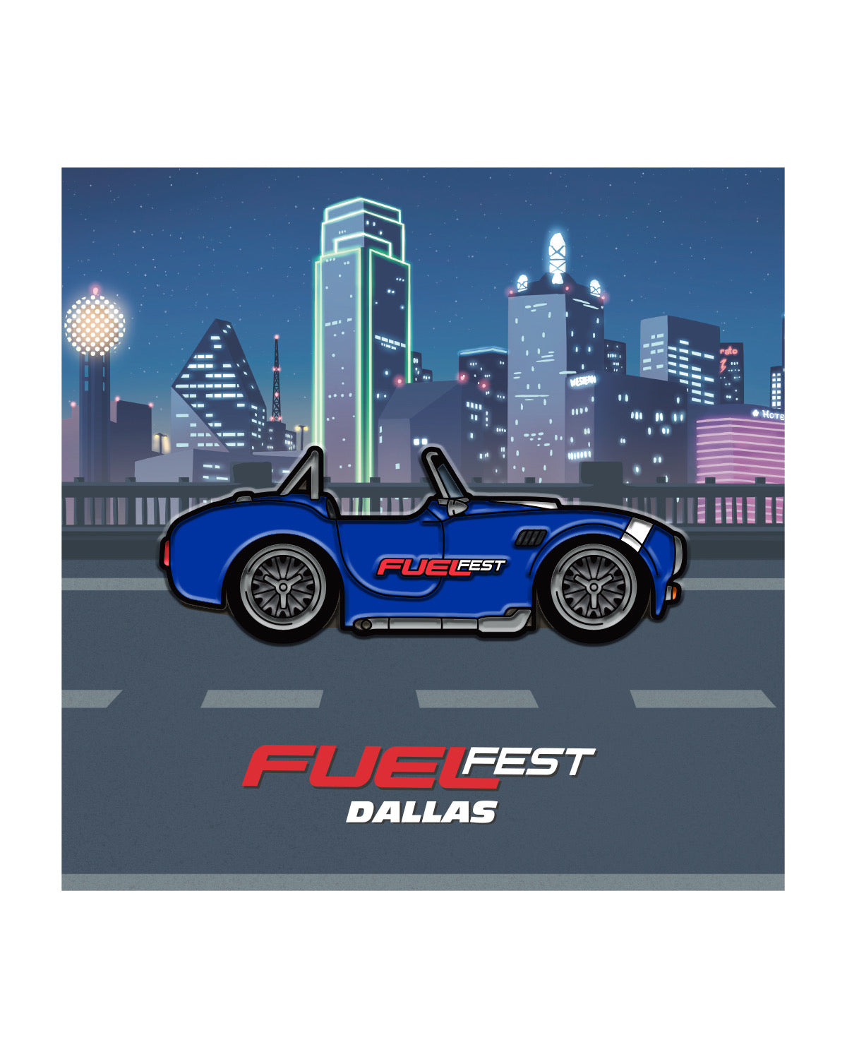 FUELFEST Shelby Cobra Pin by Leen Customs
