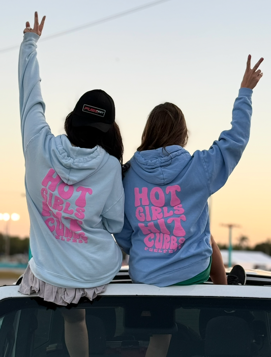 Women's Hot Girls Hit Curbs Hoodie